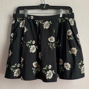 Floral Short Skirt
